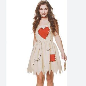 Karnival Costumes NEW Adult Women's Voo Doo Doll Halloween Costume Cosplay sz Sm